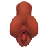 PDX Pick Your Pleasure - 2 viename realistiškas masturbatorius (rudas)