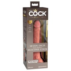 King Cock Elite 7 - su siurbtuku, tikroviškas dildo (18cm) - natūralios spalvos   King Cock Elite 7 - su siurbtuku, tikroviškas dildo (18cm) - natūralios spalvos