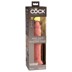   King Cock Elite 9 - realistiškas dildo su siurbtuku 23cm - kūno spalvos