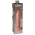King Cock Elite 9 - prilimpantis, realistiškas dildo (23cm) - natūralus