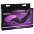 Anal Fantasy - pulsuojantis prostatos vibratorius (juodas)