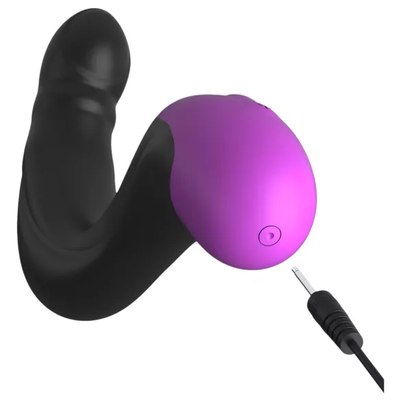 Anal Fantasy - pulsuojantis prostatos vibratorius (juodas)