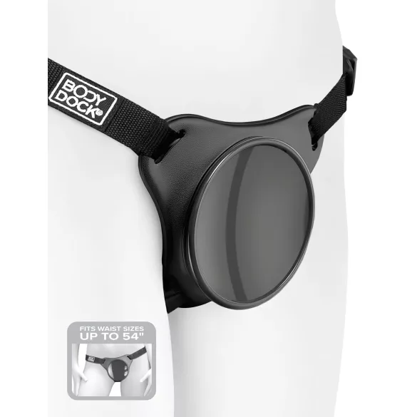 Body Dock OG - prisegamas apatinis elementas su siurbtuku (juodas)
