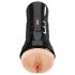 PDX Extreme Wet Pussy – realistiška vaginalinė masturbuoklė – XXL (juoda)