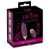 Javida - radijo bangomis valdoma pulsuojanti vibrokiaušė (violetinė)