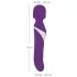 Javida - wand masažuoklis ir vibratorius 2in1 - violetinis