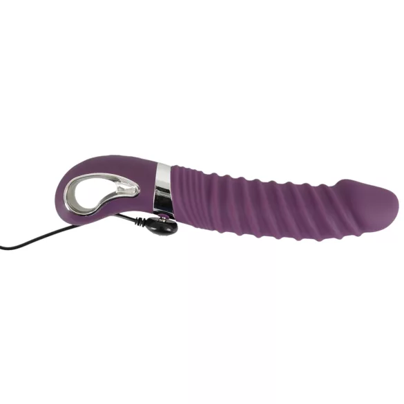 SMILE Soft - vibratorius su kaitinimo funkcija - pakraunamas - violetinis