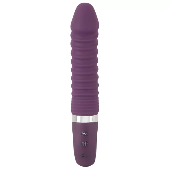 SMILE Soft - vibratorius su kaitinimo funkcija - pakraunamas - violetinis