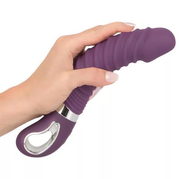 SMILE Soft - vibratorius su kaitinimo funkcija - pakraunamas - violetinis