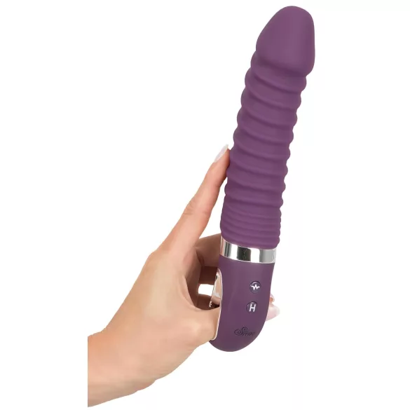 SMILE Soft - vibratorius su kaitinimo funkcija - pakraunamas - violetinis