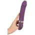 SMILE Soft - vibratorius su kaitinimo funkcija - pakraunamas - violetinis
