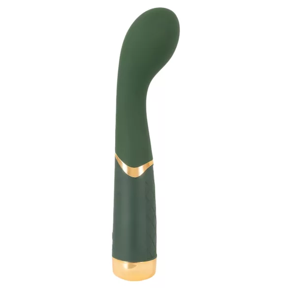 Emerald Love - G taško vibratorius - įkraunamas, atsparus vandeniui - žalias