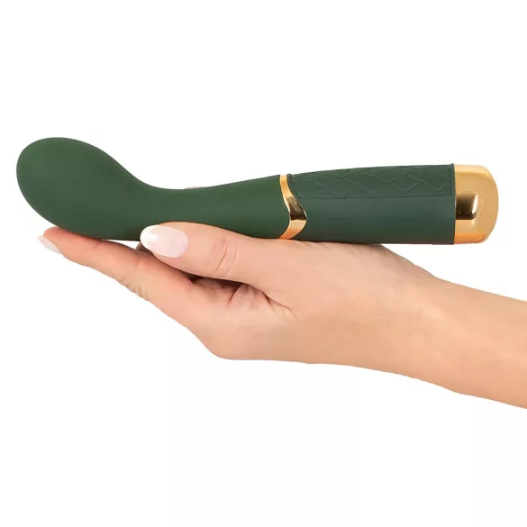 Emerald Love - G taško vibratorius - įkraunamas, atsparus vandeniui - žalias