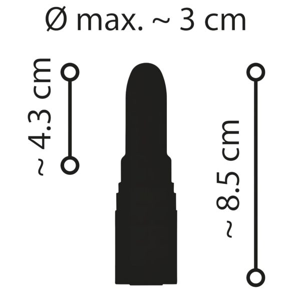 Emerald Love - vandeniui atsparus raudonas vibratorius lūpdažis - įkraunamas