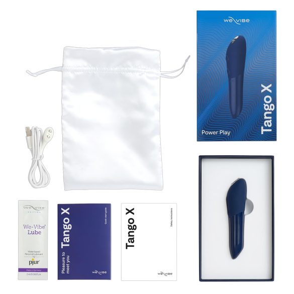 We-Vibe Tango X - vandeniui atsparus vibratorius - mėlynas