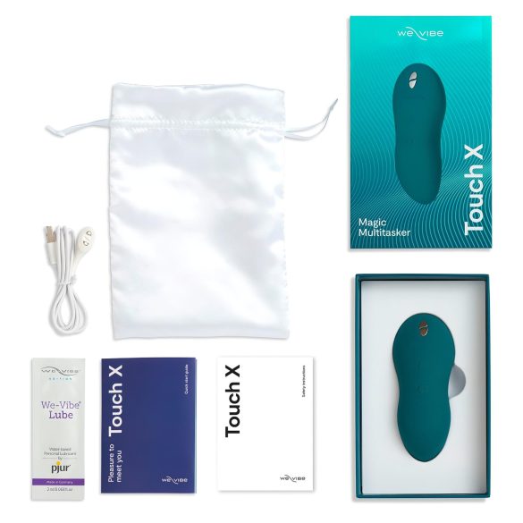 We-Vibe Touch X - klitorio vibratorius - įkraunamas, atsparus vandeniui - žalias