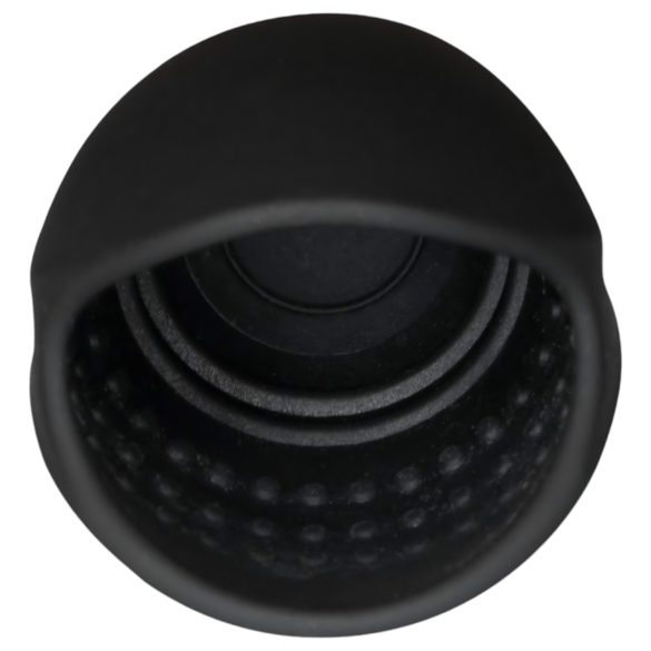 Rebel - penio galvutės vibratorius su dilatoriumi - juodas