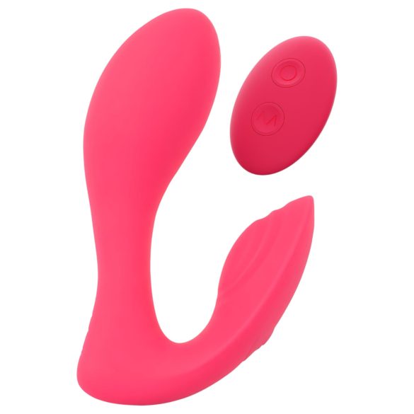 SMILE Kelnaitės - įkraunamas, radijo valdymo 2in1 vibratorius (rožinis)