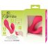 SMILE Kelnaitės - įkraunamas, radijo valdymo 2in1 vibratorius (rožinis)