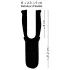 You2Toys - STROKER Rotating - akumuliatorinis, besisukantis dirbtinės burnos masturbatorius (juodas)