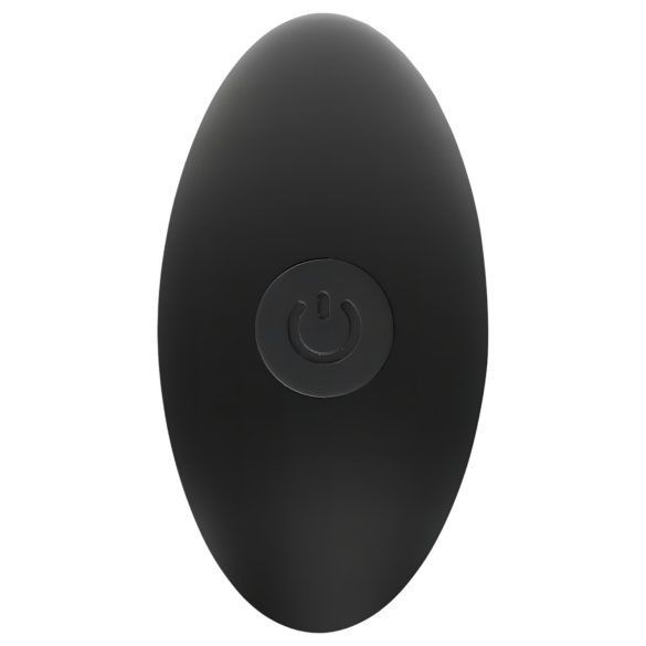 ANOS - prostatos masažuoklis - įkraunamas, vandeniui atsparus - juodas
