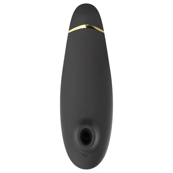 Womanizer Premium 2 - klitorio stimuliatorius su oro bangomis - juodas