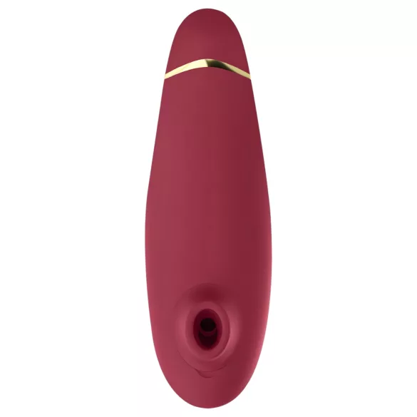 Womanizer Premium 2 - klitorio stimuliatorius su oro bangomis - raudonas