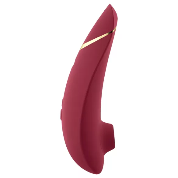 Womanizer Premium 2 - klitorio stimuliatorius su oro bangomis - raudonas