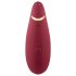 Womanizer Premium 2 - oro bangų klitorio stimuliatorius (raudonas)