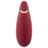Womanizer Premium 2 - klitorio stimuliatorius su oro bangomis - raudonas