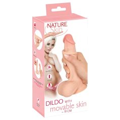 Nature Skin - dildo su oda - 19 cm kūno spalvos