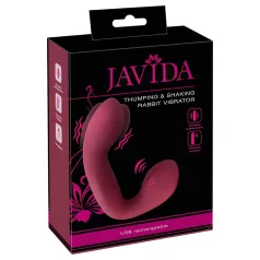   Javida Thumping - pulsuojantis G-taško ir klitorio vibratorius (raudonas)
