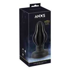  ANOS - analinis kaištis - minkštas, briaunuotas - 7 cm, juodas