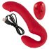 You2Toys Strapless - belaidis, prisegamas vibratorius (raudonas)