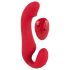 You2Toys Strapless - belaidis, prisegamas vibratorius (raudonas)