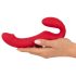You2Toys Strapless - belaidis, prisegamas vibratorius (raudonas)