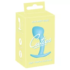   Cuties - mini analinis kaištis - silikoninis - mėlynas 2,6 cm
