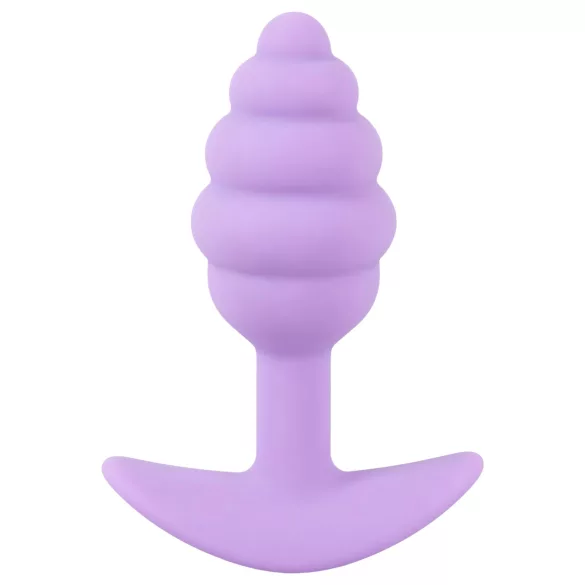 Cuties mini užpakaliuko kaištis - silikoninis analinis kaištis (violetinis, 2,8 cm)