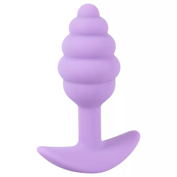 Cuties mini užpakaliuko kaištis - silikoninis analinis kaištis (violetinis, 2,8 cm)