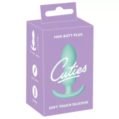   Cuties - mini analinis kaištis - silikonas - mėtinės spalvos - 2,3 cm