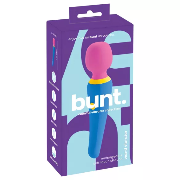 You2Toys - vandeniui atsparus masažuojantis vibratorius - įkraunamas, spalvotas