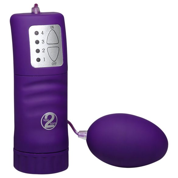 You2Toys - Veliūrinis švelnus vibro kiaušinis (violetinis)