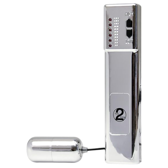 You2Toys Climax - vibruojantis kiaušinėlis - sidabrinis