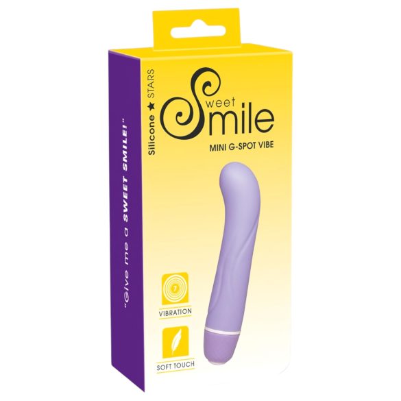 SMILE - G taško mini vibratorius - kompaktiškas - violetinis