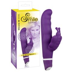 SMILE - klitorinis vibratorius su dirželiu - drugelio forma
