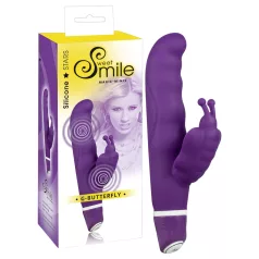SMILE - klitorinis vibratorius su dirželiu - drugelio forma