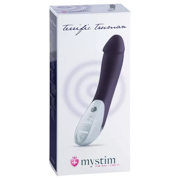 mystim Terrific Truman - vibratorius dviem motorais - mėlynas