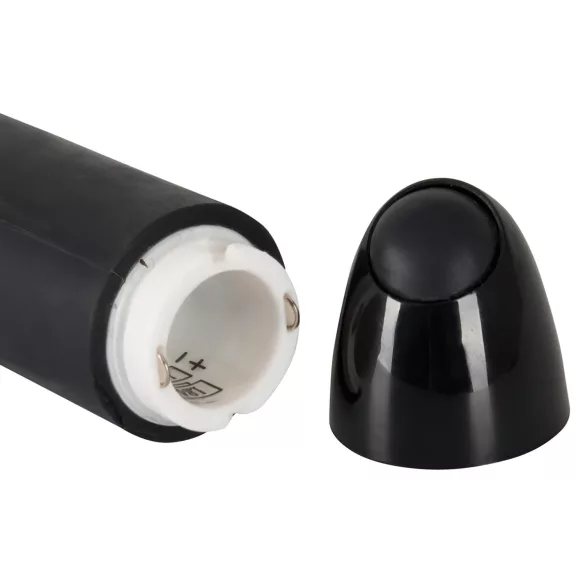 You2Toys Pearl Dilator - šlaplės vibratorius su rutuliukais - 0,8 cm juodas