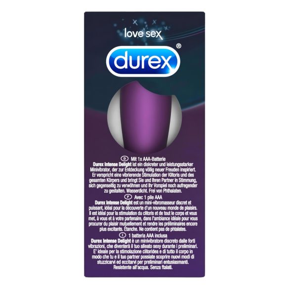 Durex Intense Delight Bullet - mini vibratorius - violetinė