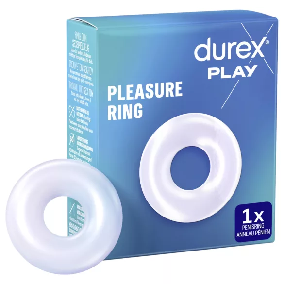 Durex Pleasure Ring - penio žiedas - skaidrus